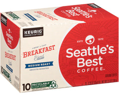 Seattle's Best Coffee K-Cup pod close-up highlighting sealed pod freshness and easy use