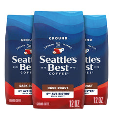 Seattle's Best Coffee front packaging showing 6th Ave Bistro branding and bag design, clear product identity