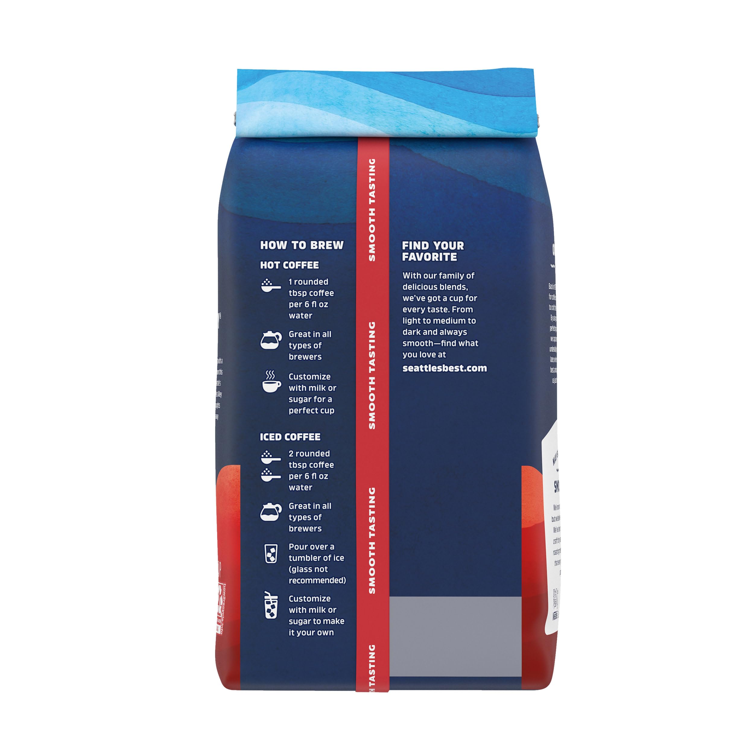 Seattle's Best Coffee in a kitchen morning scene promoting smooth routines