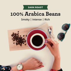 Seattle's Best Coffee brewed in pour-over highlighting smooth, rich cup