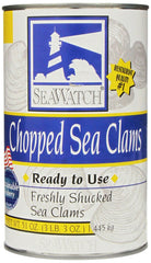 Seawatch front can showing label and 51 oz size for pantry-ready convenience