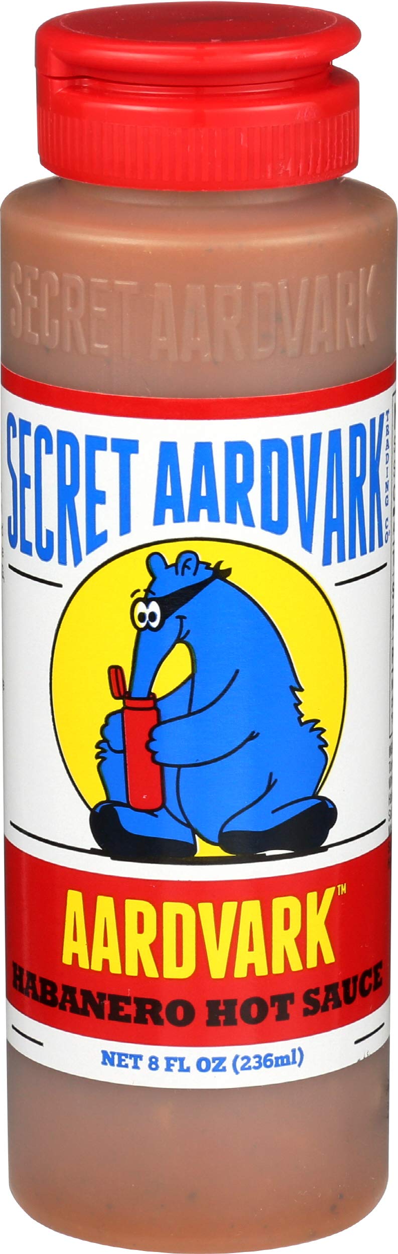 Secret Aardvark front packaging showing bottle and branding for bold flavor