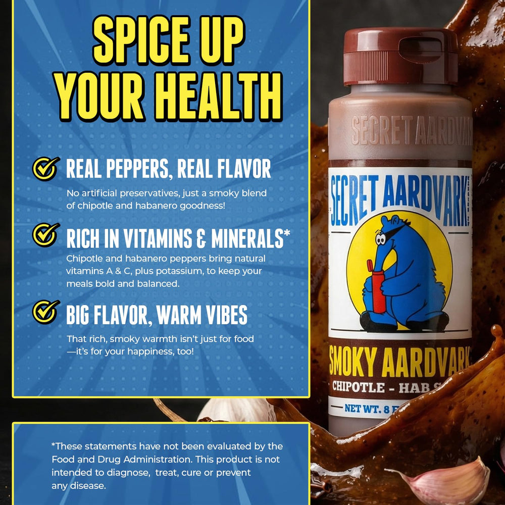 Secret Aardvark sauce texture in jar demonstrating pourable, mixable consistency