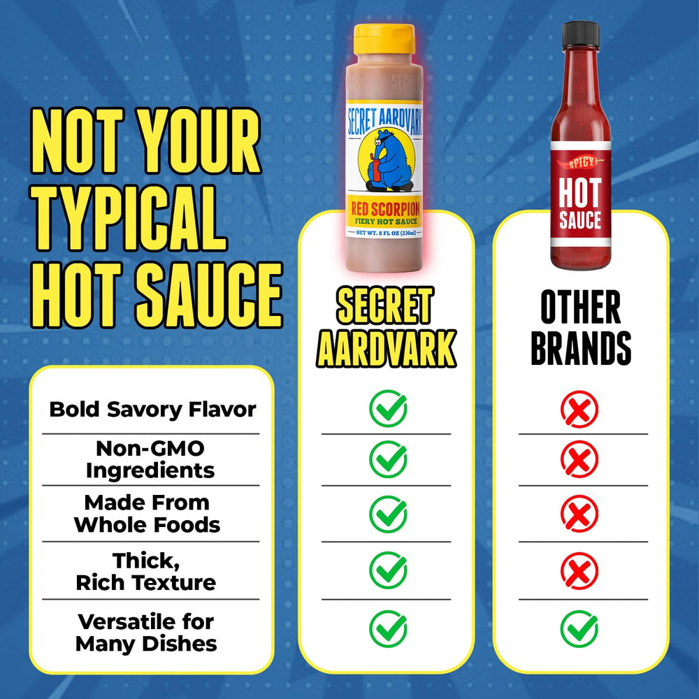 Secret Aardvark texture on spoon showing thick, smoky sauce for rich flavor benefit