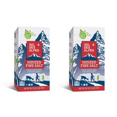SEL DES ALPES front packaging showing dual pack and label benefits