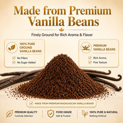 Selaro Guco sprinkled in coffee latte to enhance flavor and aroma naturally