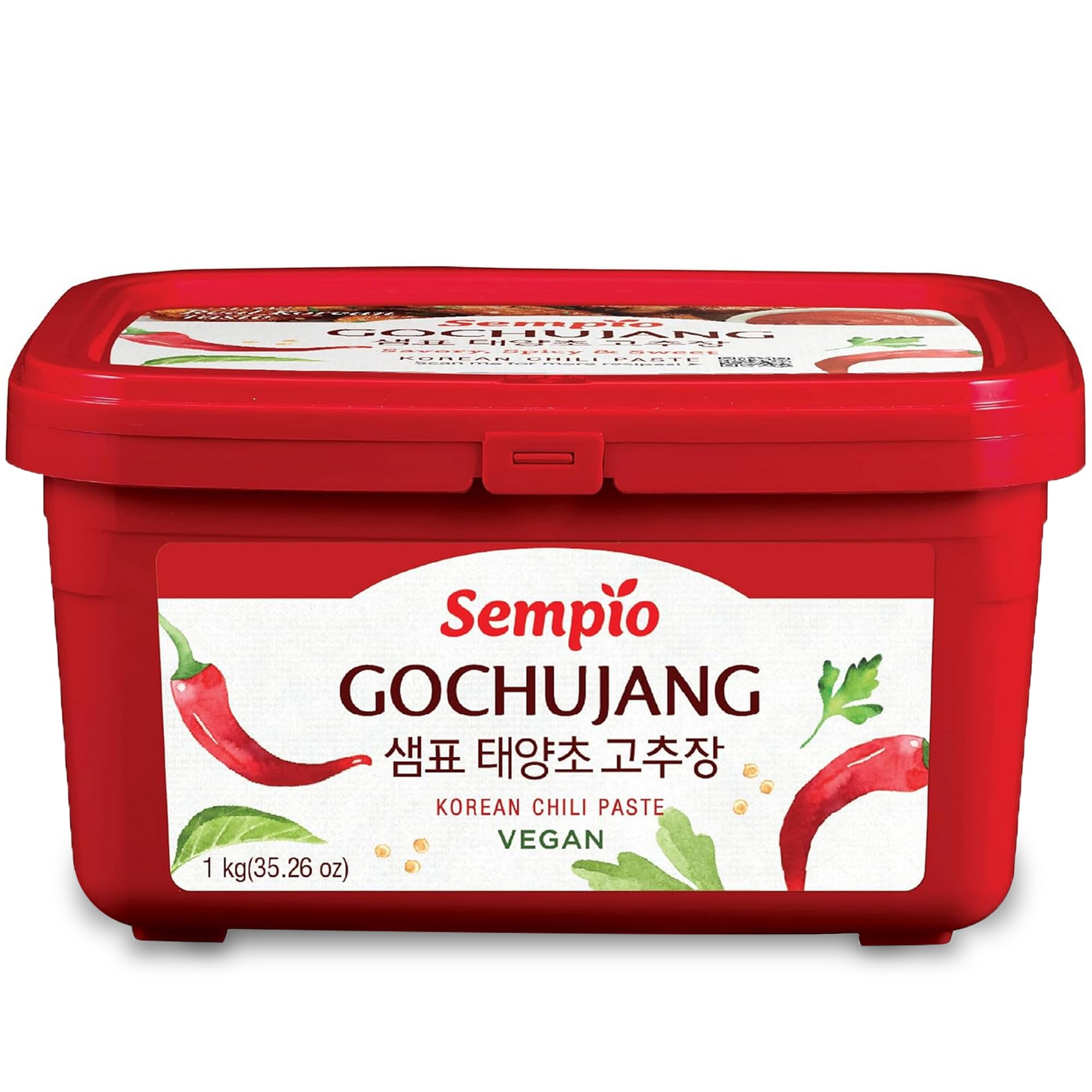 Sempio front label showing product name and mild heat benefits