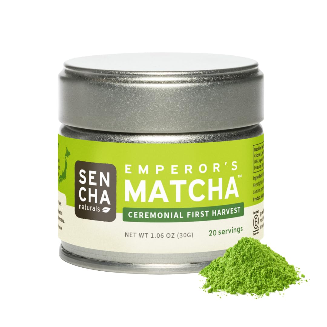 Sencha Naturals front pouch showing package and freshness seal benefits