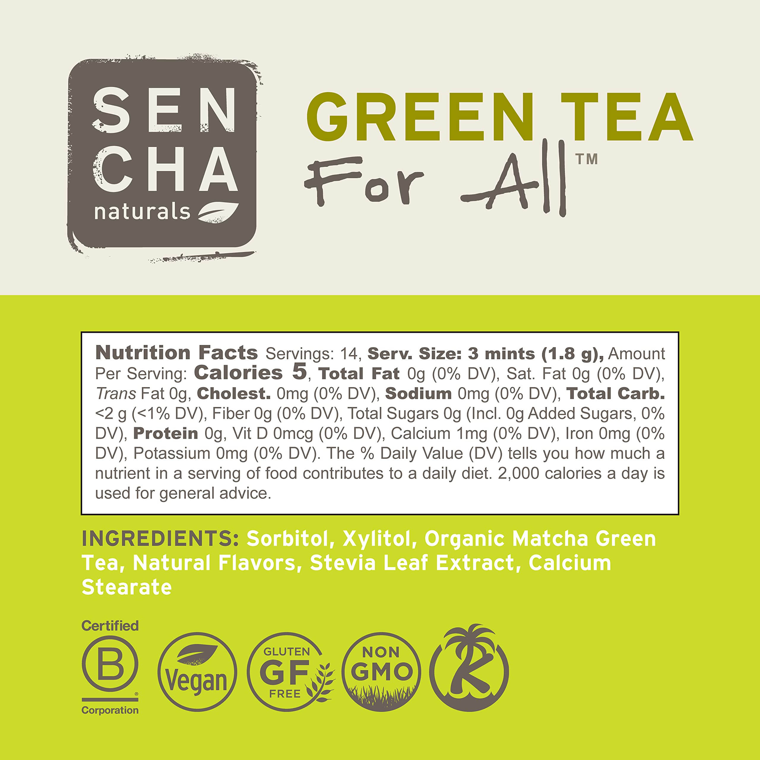 SENCHA NATURALS tin placed in a travel bag pocket showing on-the-go breath refreshment