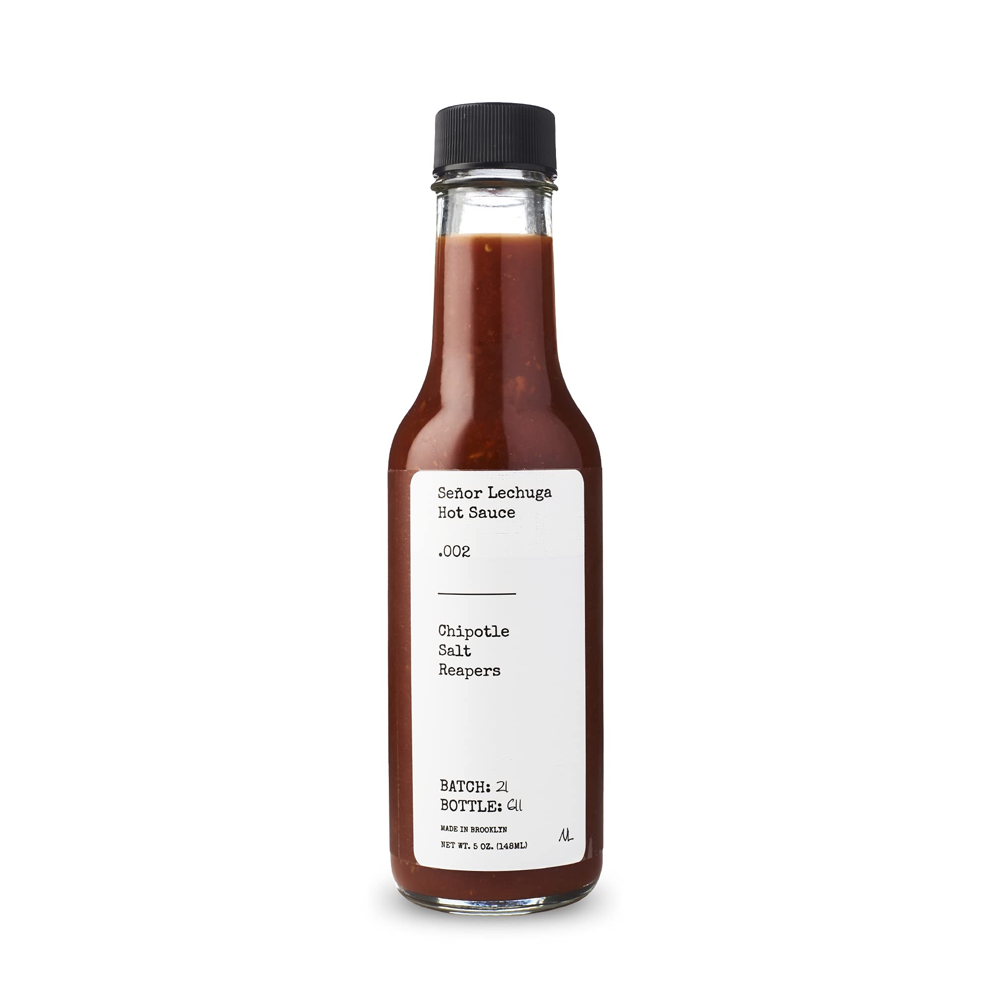 Señor Lechuga front bottle showing bold label and artisanal appeal