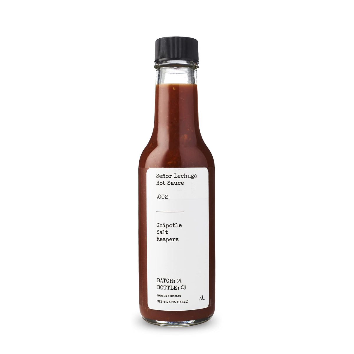 Señor Lechuga front bottle showing bold label and artisanal appeal