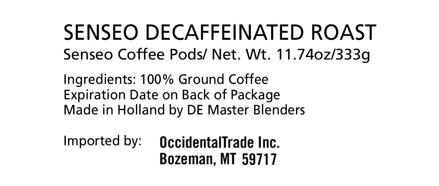 Senseo close-up of coffee pad and crema highlighting smooth balanced flavor