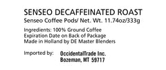 Senseo close-up of coffee pad and crema highlighting smooth balanced flavor