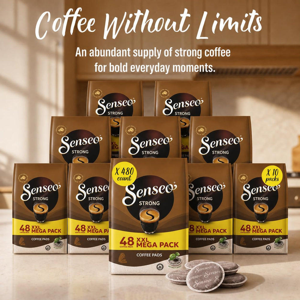 Senseo served in a kitchen lifestyle scene for everyday enjoyment