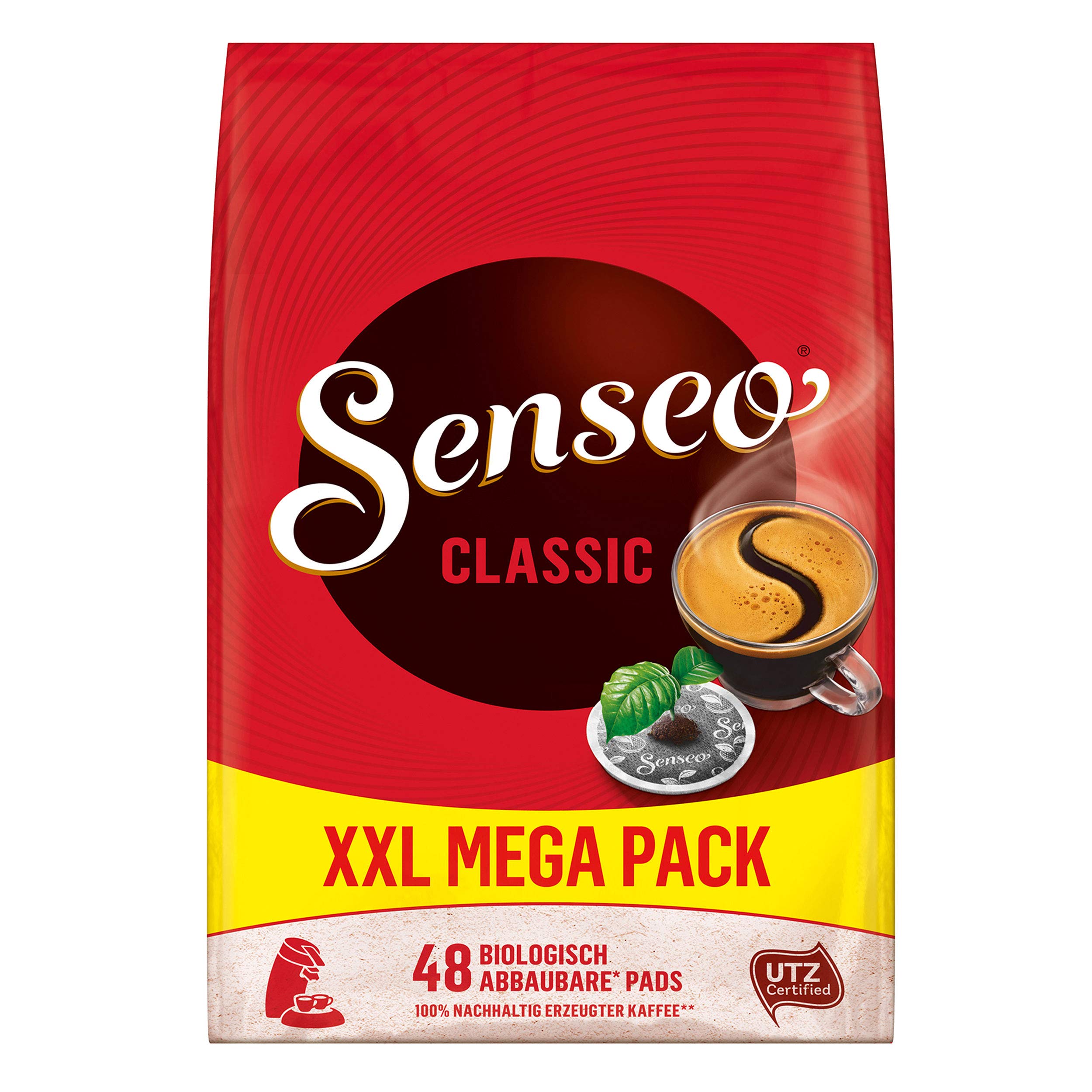 Senseo pad close-up texture highlighting even coffee distribution