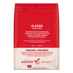 Senseo coffee pad placed in machine ready to brew quickly