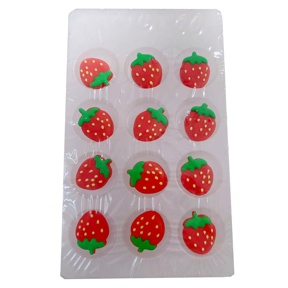 Sentovac close-up of strawberry sprinkles texture adding visual appeal