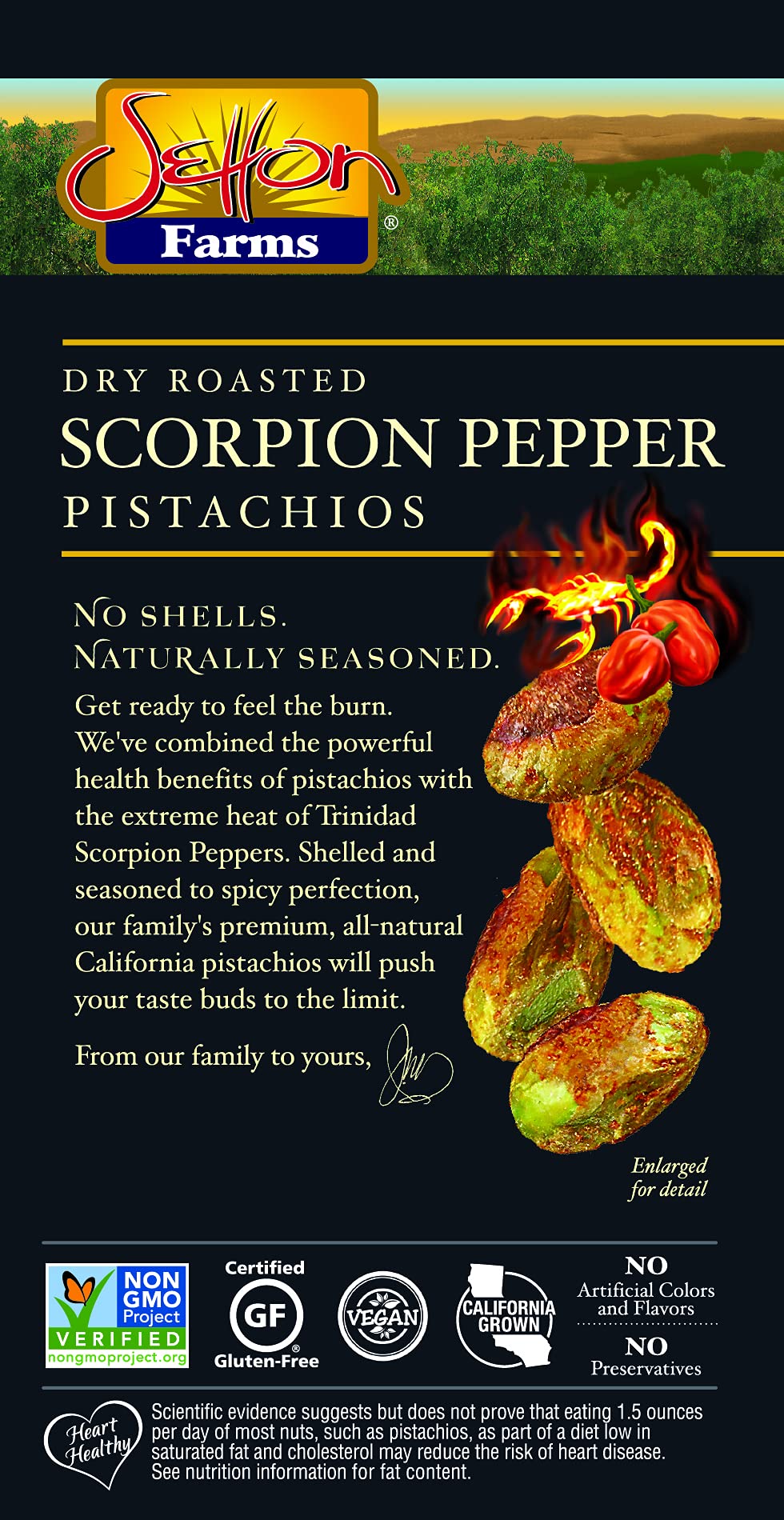 Setton Farms pistachios sprinkled on a salad adding spicy crunch and savory flavor boost