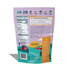 Seven Sundays little crispies poured in a bowl with milk showing quick breakfast convenience and protein boost