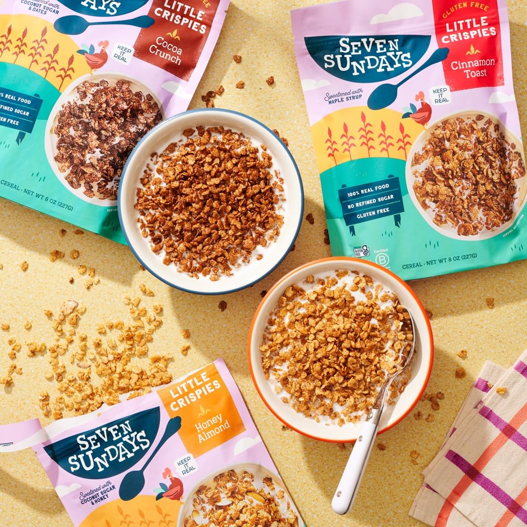 Seven Sundays Little Crispies in kid lunchbox for convenient healthy snack