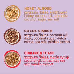 Seven Sundays cereal sprinkled on yogurt to add protein and satisfying crunch