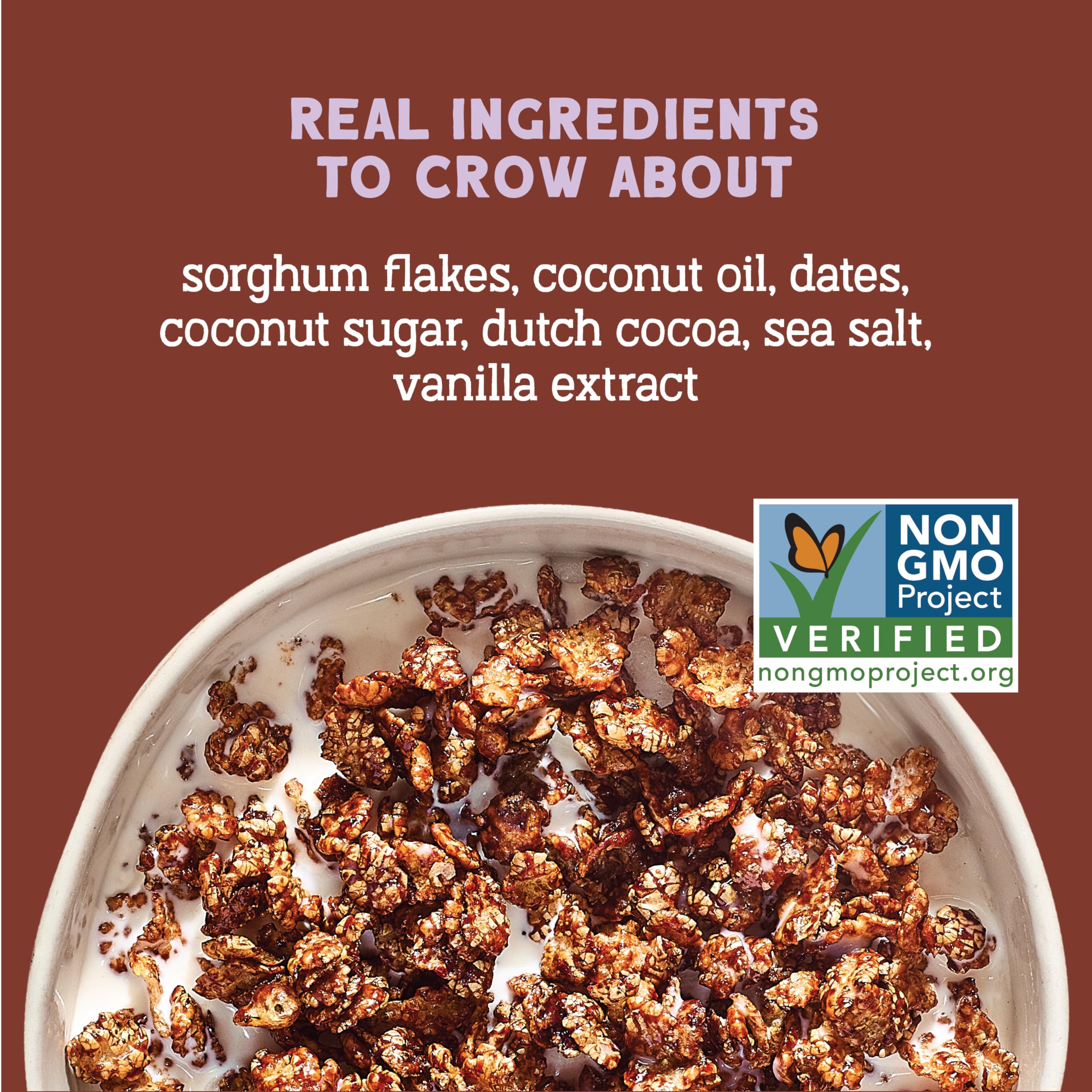 Seven Sundays cereal sprinkled over yogurt showing added texture and flavor