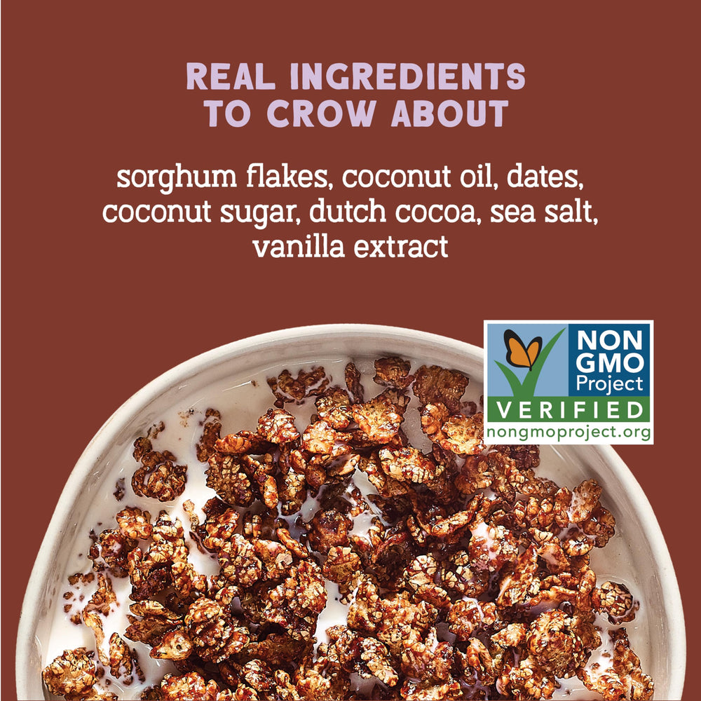 Seven Sundays cereal sprinkled over yogurt showing added texture and flavor