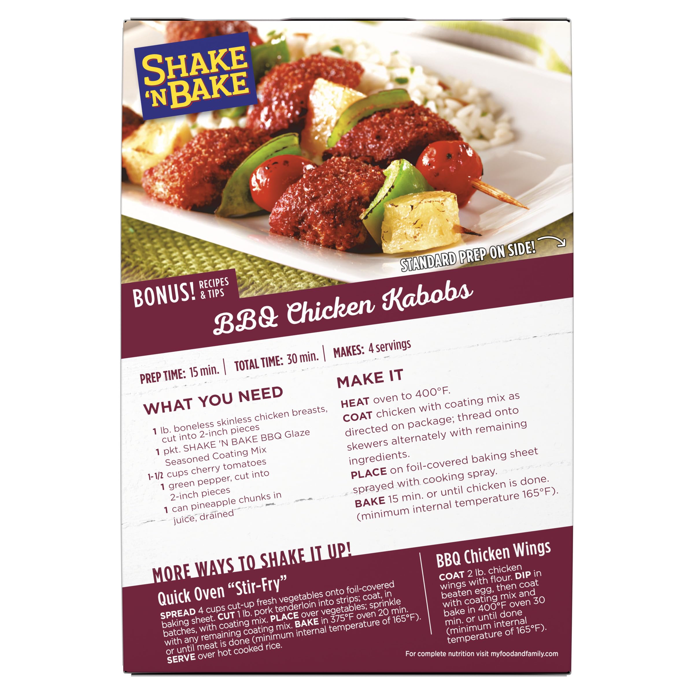 SHAKE'N BAKE family enjoying dinner illustrating simple weeknight benefits