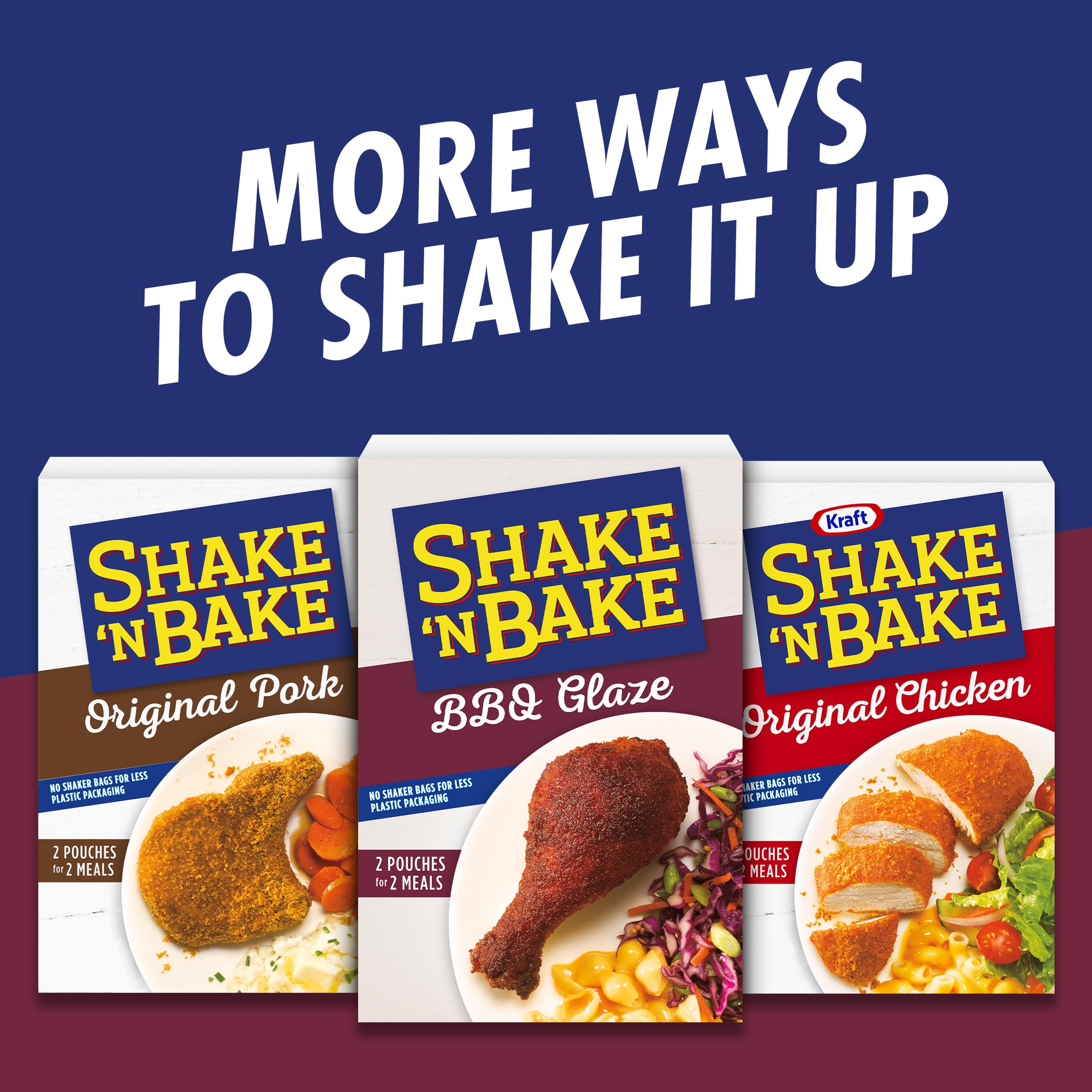 SHAKE'N BAKE breadcrumb texture close-up for even crisping benefit