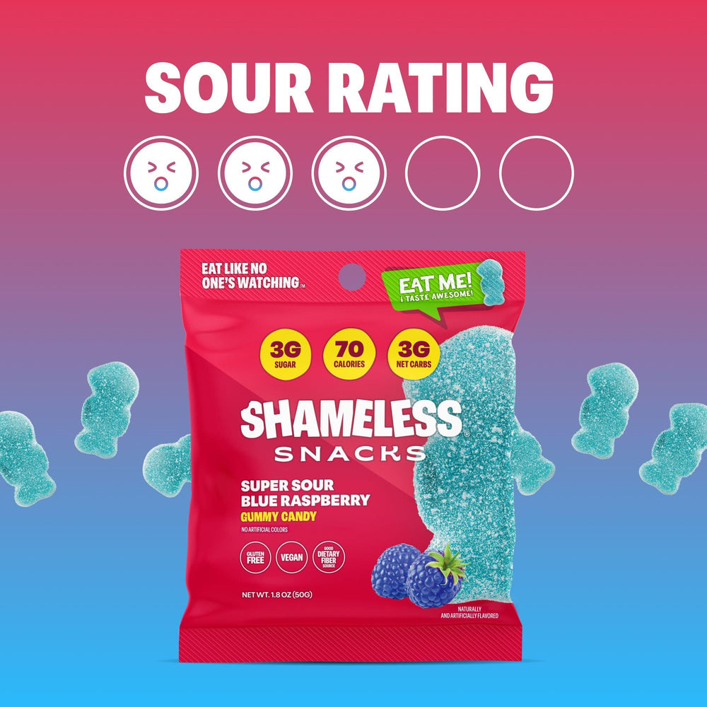 Ingredients shot showing plant-based pectin used in Shameless as a vegan benefit