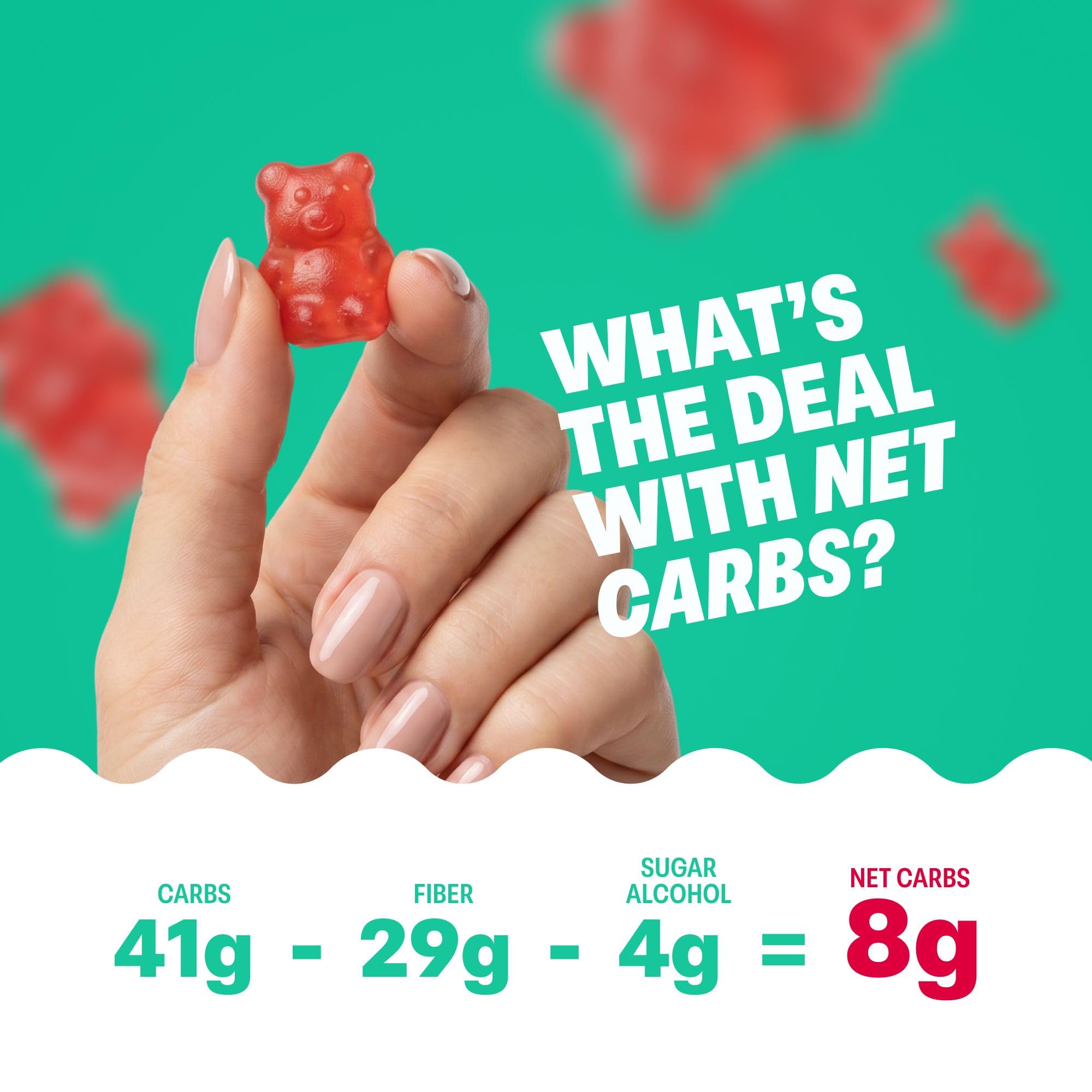 Gummy bears inside a lunchbox, Shameless kid-friendly and vegan option