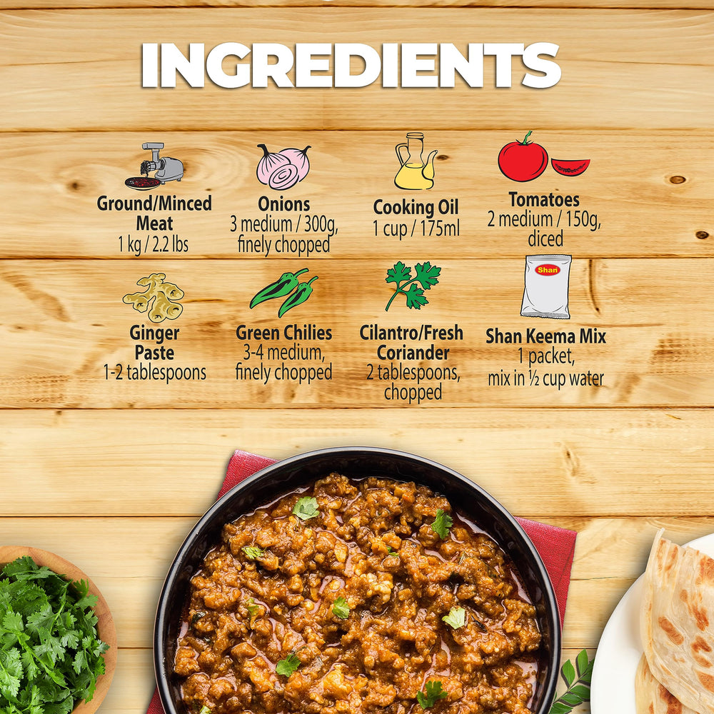 Shan cooked keema served on plate showing rich color and appetizing steam