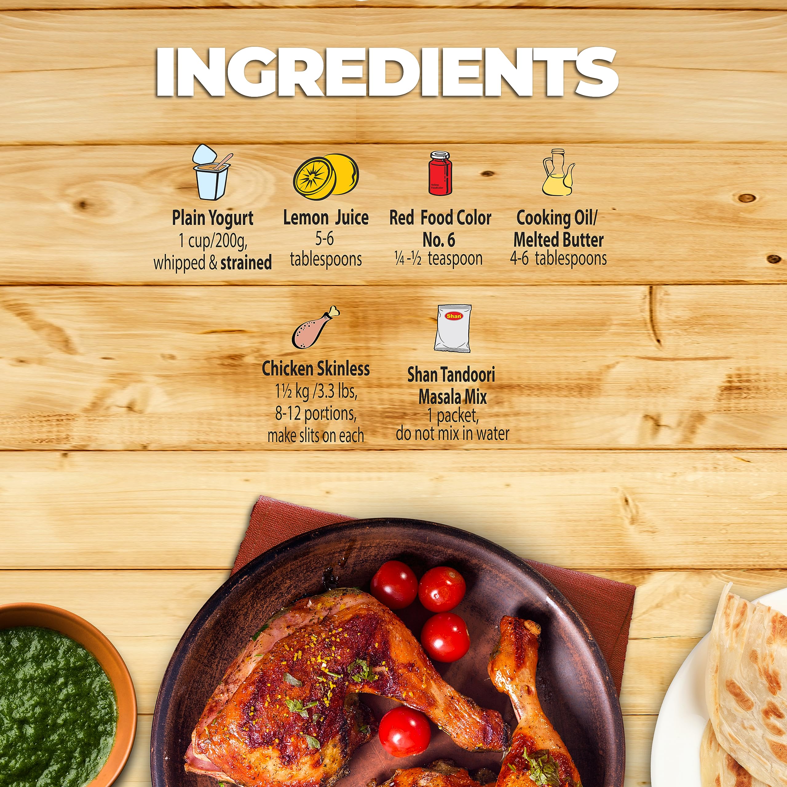 Bowl of marinated chicken with Shan mix illustrating easy meal prep