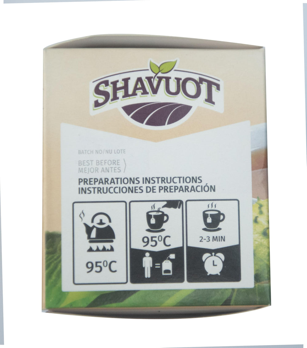 Hand holding a Shavuot box to show real-world size and easy storage benefit