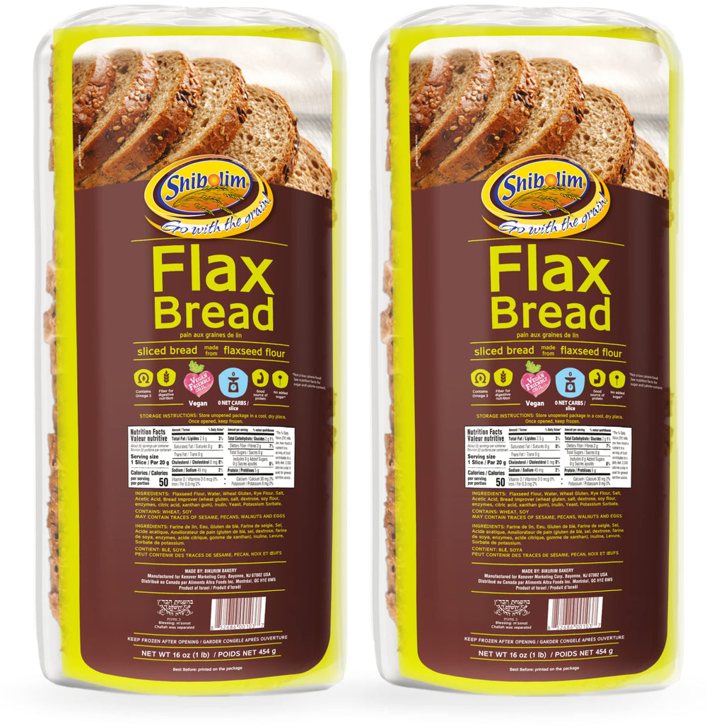 Shibolim front packaging showing two 1lb loaves and product branding for convenience
