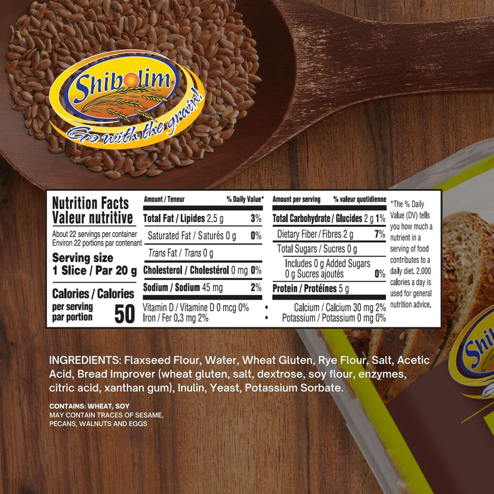 Shibolim size comparison with hand holding slice to show portion and serving guide