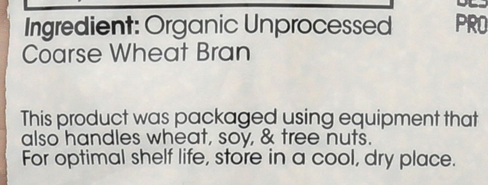 Shiloh Farms bran in bowl with spoon ready to use, convenient topping and mix-in benefit