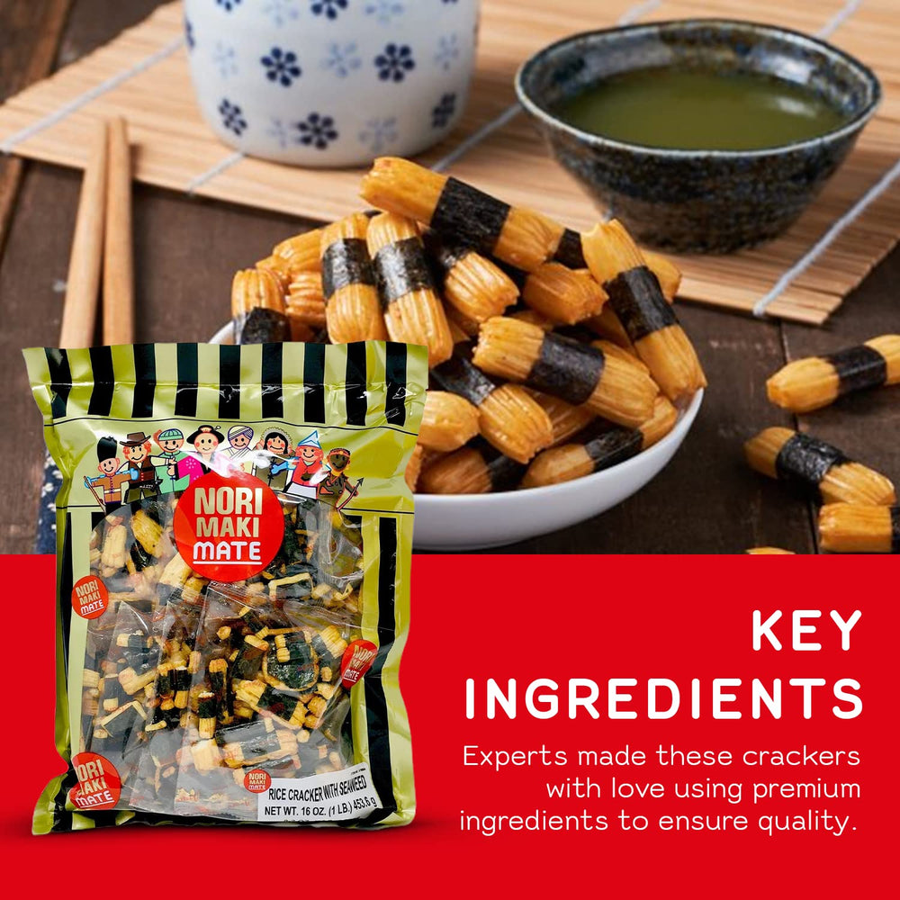 shirakiku detailed seaweed wrap showing nori layer for umami flavor boost