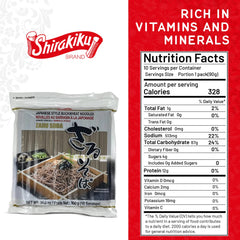 Shirakiku opened pack with bundled noodle strands for easy portioning