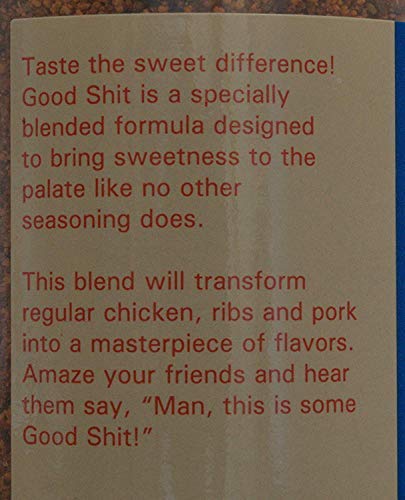 Shit Load label detail with ingredient hints and clear branding for confident use