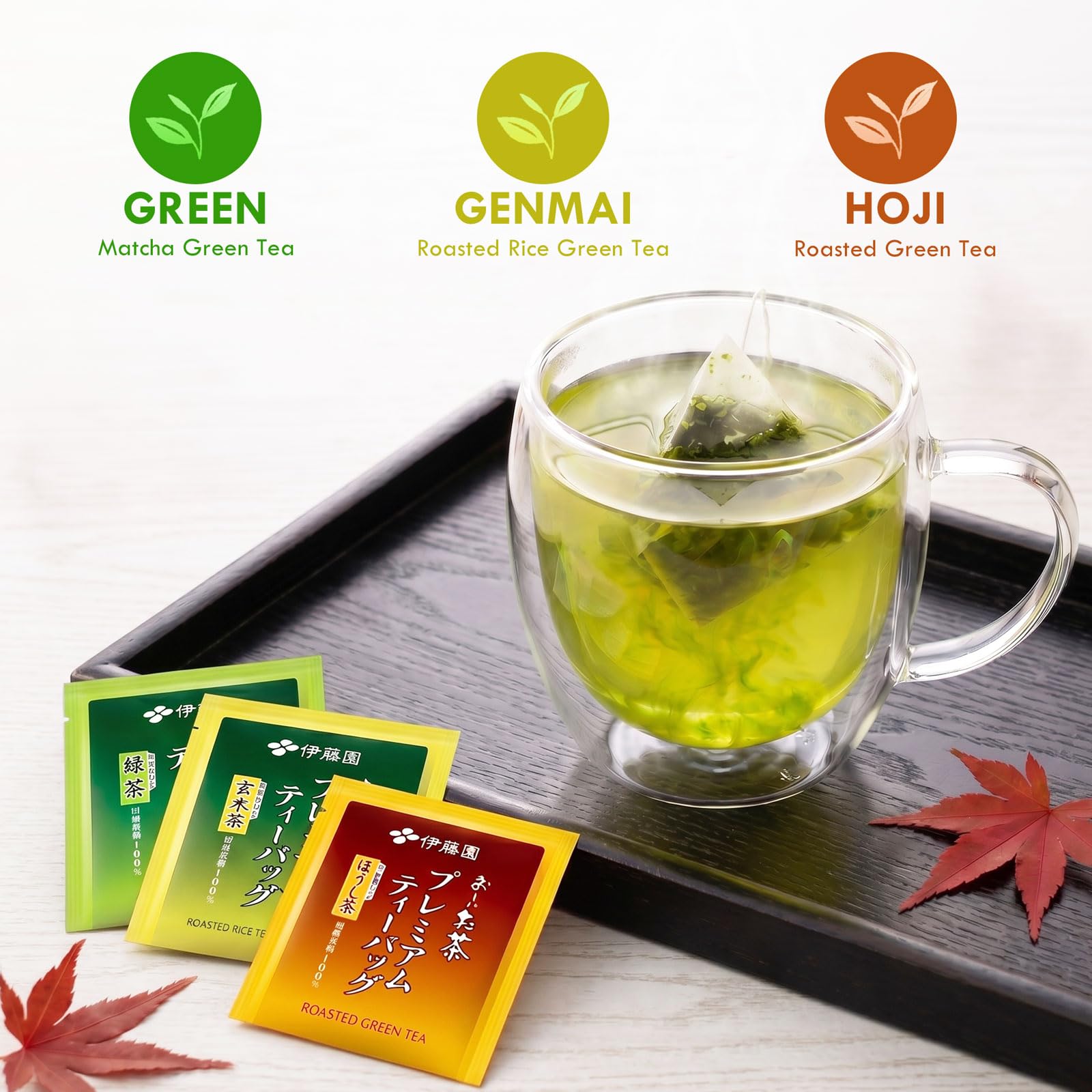 SHOGUN CANDY premium tea and sweets close-up highlighting pairing benefit