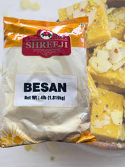 SHREEJI socca pancake made with besan served on plate, appetizing result