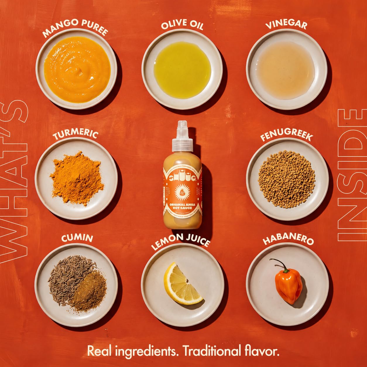 SHUUG close-up of sauce texture highlighting mango and spice balance