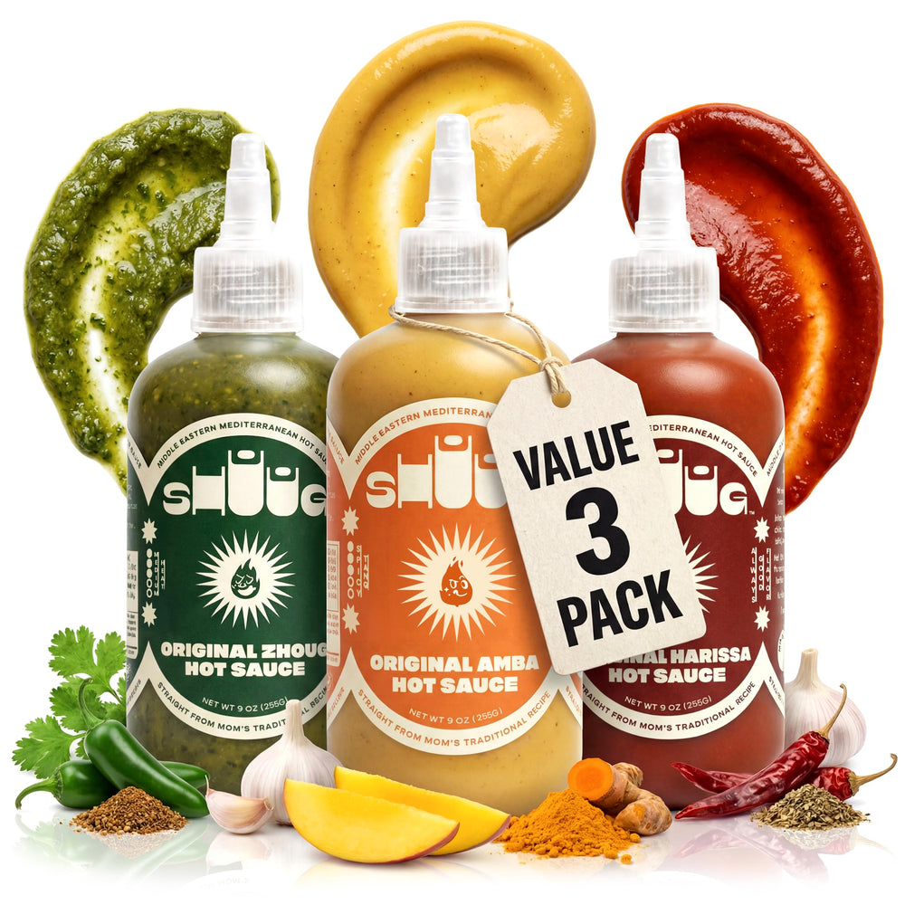 SHUUG front packaging showing three jars and clear product view, perfect for gifting