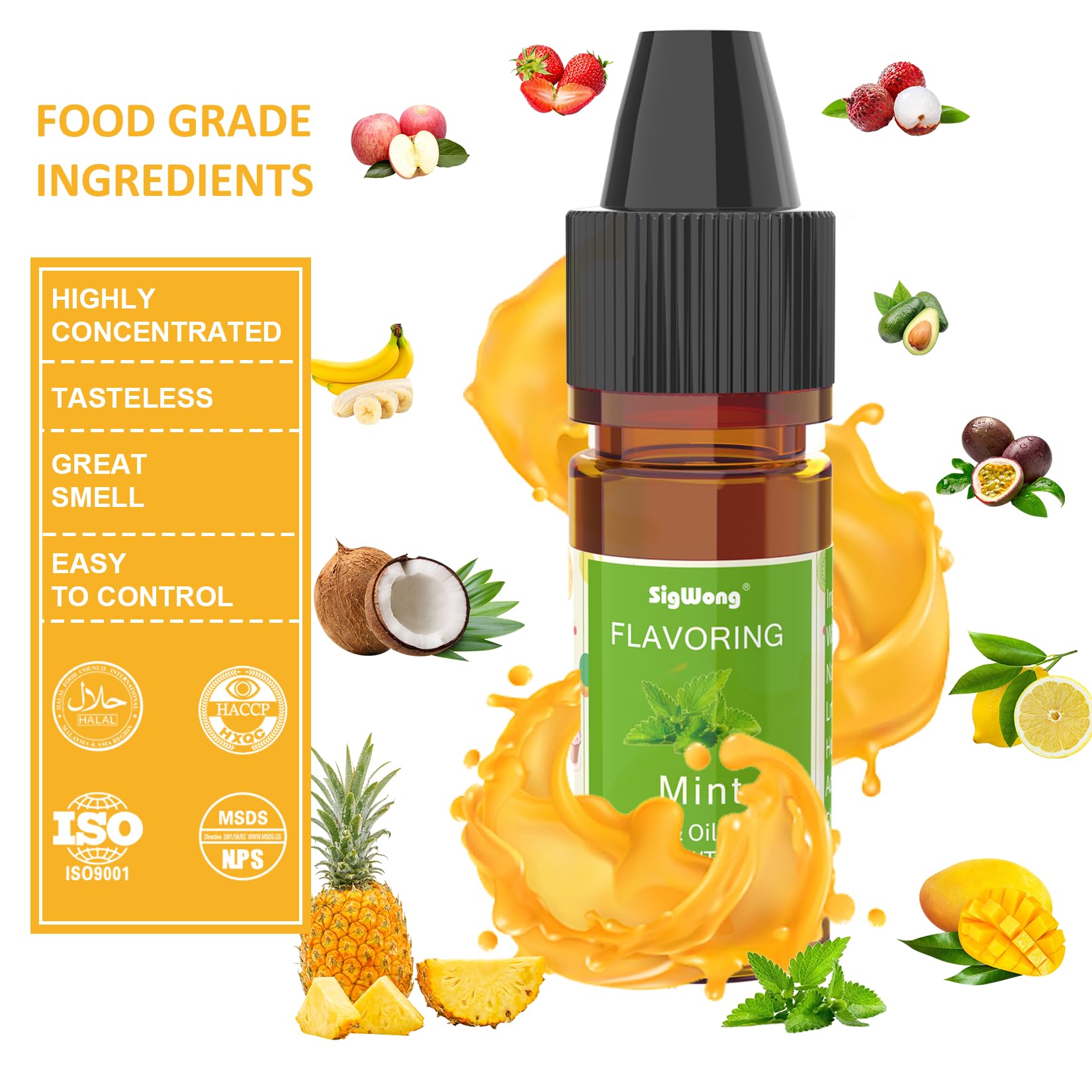 SigWong flavor oil added to cupcake batter, displays baking flavor boost benefit