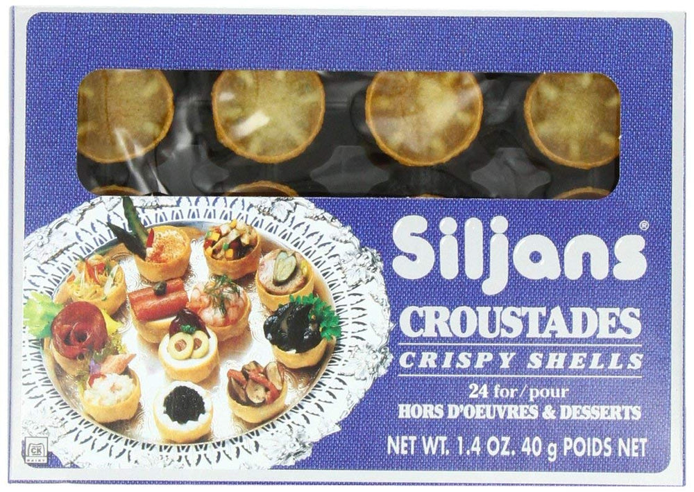 Siljans front packaging showing three-pack and 24 cups for convenience