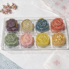 Silk Spin Sugars close-up crystal shell highlights sparkle and crunchy texture