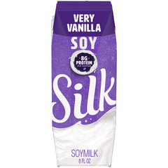 Silk vanilla close-up of creamy texture demonstrating smooth mouthfeel
