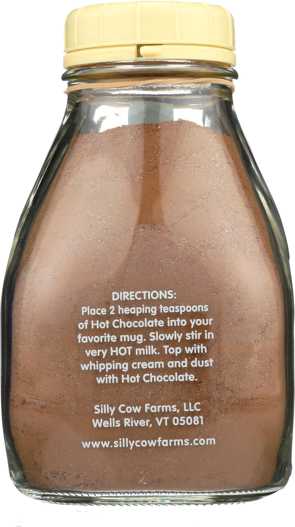 Silly Cow Farms close-up of Dutch-processed cocoa powder highlighting rich flavor