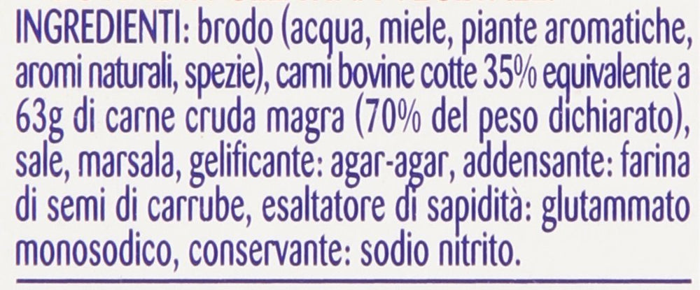 Simmenthal packaging with Italian flag emphasizing authentic made-in-Italy quality